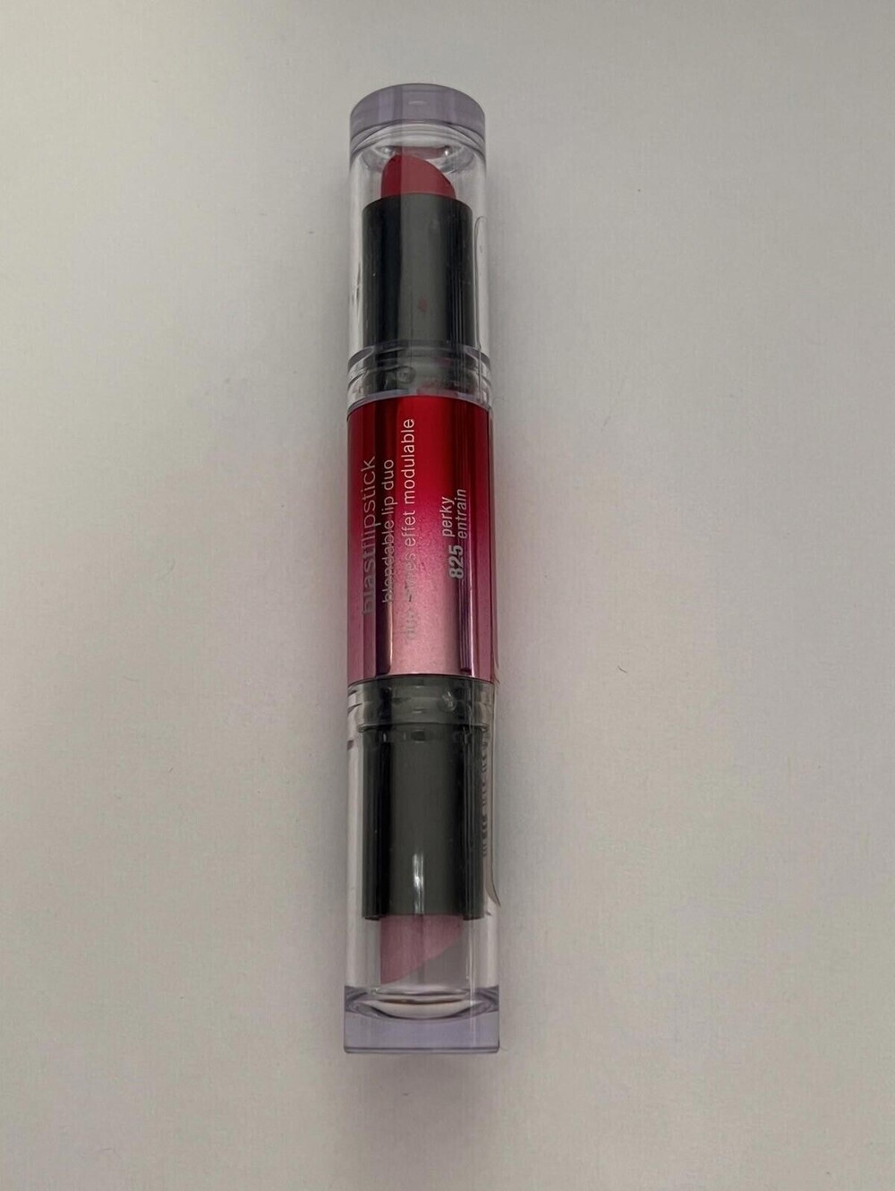 LOT 2 PACK Covergirl blastflipstick Blendable Lip Duo, 825 Perky, (2 Lip Duo)